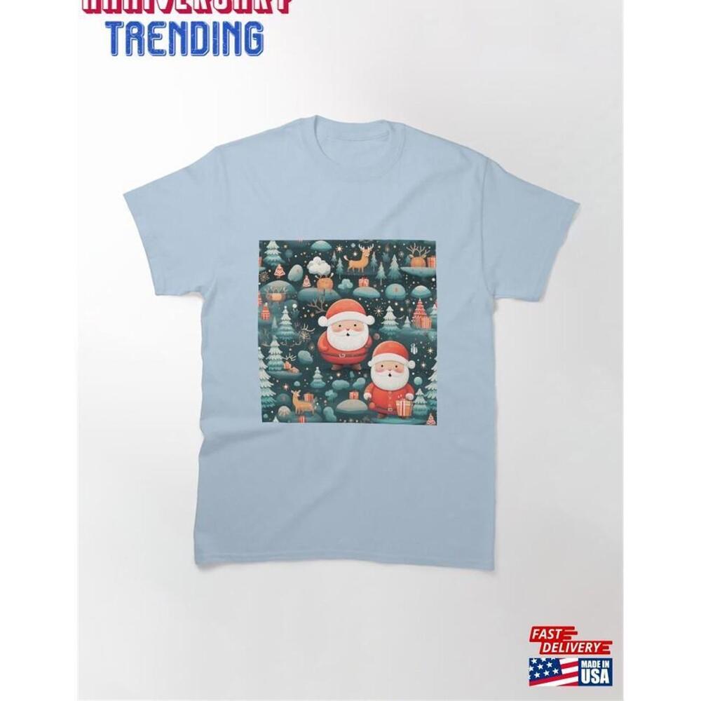 Have Fun With Santa Claus Merry Christmas 4 Classic Tshirt